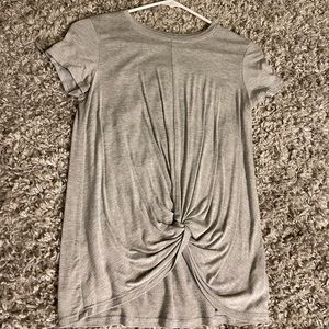 Target grey knotted shirt